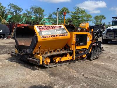 LeeBoy Model 8616B, Asphalt Paver, Track Drive, Kubota Diesel Eng., 9-Ton Hopper Cap.