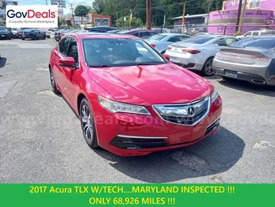 2017 Acura TLX W/TECH....MARYLAND INSPECTED !!! ONLY 68,926 MILES !!!