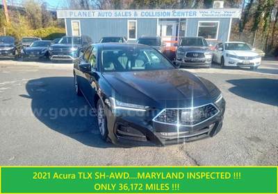 2021 Acura TLX SH-AWD....MARYLAND INSPECTED !!! ONLY 36,172 MILES !!!