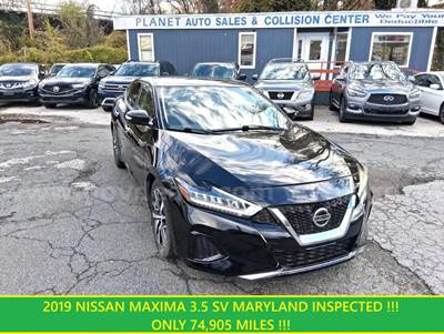 2019 Nissan Maxima 3.5 SV....MARYLAND INSPECTED !!! ONLY 74,905 MILES !!!