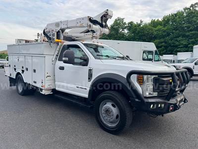 2019 FORD F550, 4X4, 6.7 DIESEL INSULATED AERIAL BUCKET TRUCK