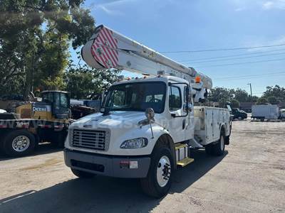 Altec AN50E-0C mtd on 2014 Freightliner M2 106 Bucket Truck