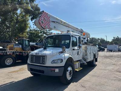 Altec AN50E-0C mtd on 2014 Freightliner M2 106 Bucket Truck
