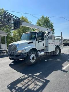 2012 International DuraStar 4300 Cable Placing Bucket Truck