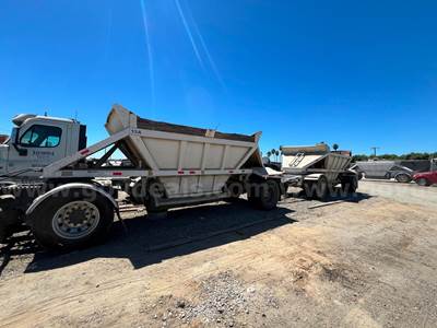 1986 Fruehauf Bottom Dump Trailer Set