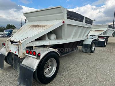 Fruehauf Bottom Dump Trailer Set, ALL Aluminum Wheels, Ready to Work!