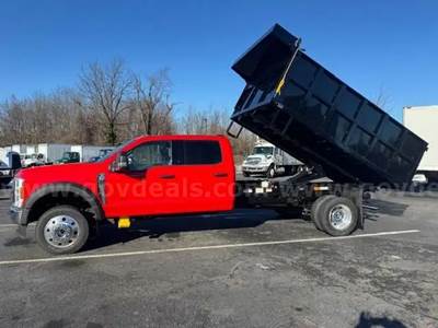 2024 FORD F450 4X4 XLT CREW CAB LANDSCAPE DUMP TRUCK
