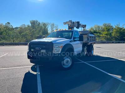 2016 Ford F-550 SuperDuty 6.7L Turbo Diesel Catch Basin Cleaner/Dump Truck, Low Miles