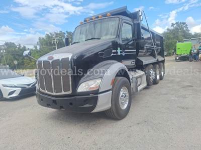 2018 Peterbilt 579 Tri/A Dump Truck