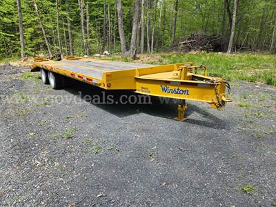 2022 Winston Pro Series 10 ton tag along trailer