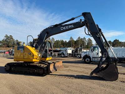 2014 JOHN DEERE 135G EXCAVATOR W/THUMB