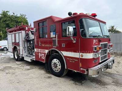 2000 Pierce Dash Paramedics Rescue Fire Truck