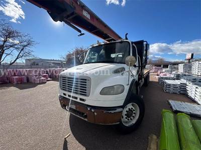 2015 Freightliner M2 106 T/A Flatbed W/ Cleasby Roofing Conveyor