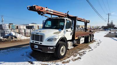 Cleasby FBR-6-36 Roofing Conveyor on 2015 Freightliner M2 106 T/A Flatbed Truck