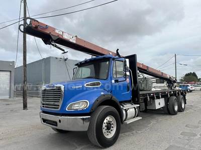 2013 Freightliner M2 Flatbed Cleasby Conveyors Roofing Truck