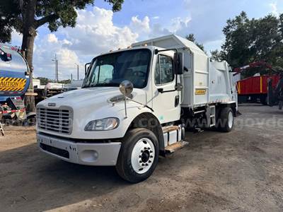 2016 Freightliner M2 106 with PAC-Mac 6 Cu Yard Rear Load Garbage Truck