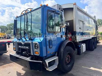 2012 Mack MRU613 High Compaction Rear Loader Garbage Truck