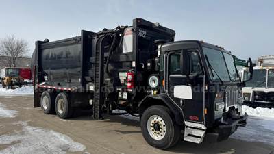 2015 Peterbilt 320 McNeilus 28 Cu Yard Rear Load Garbage Truck