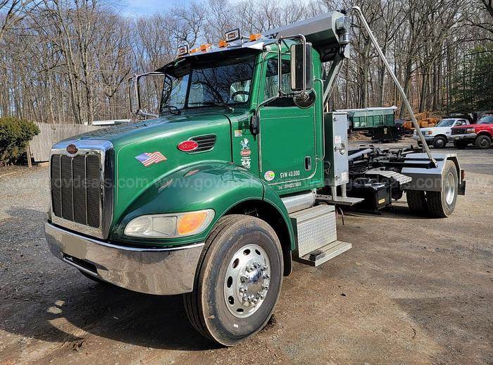 2012 PETERBILT 337 54" PALFINGER HOOKLIFT Single Axle For Sale