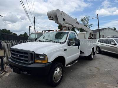 2000 Ford F-550 Super Duty Bucket Truck - 7.3L Diesel - Dur-A-Lift 35 Working Height - 97k Miles