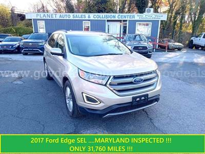2017 Ford Edge SEL ....MARYLAND INSPECTED !!! ONLY 31760 MILES !!!