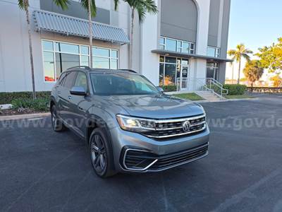 2021 VOLKSWAGEN ATLAS AWD V6 4D SUV SE W/TECHNOLOGY R-LINE