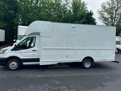 2021 FORD TRANSIT T350 STEPVAN, LOW MILE PARCEL DELIVERY VAN
