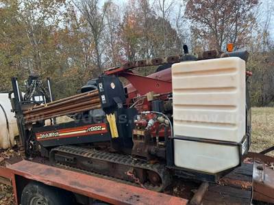 2008 Ditch Witch JT922 Directional Drill with 16 ft Trailer - 3,654 Hours