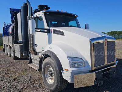 Vactor Truvac HXX Hydro Excavator Mtd on 2018 Kenworth T880 Tri/A Truck