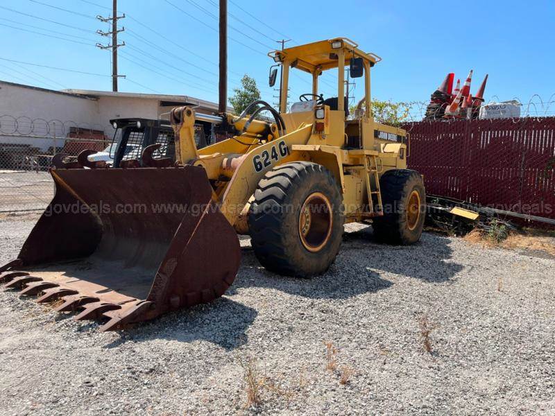 1997 John Deere 624G Wheel Loader For Sale, 10,291 Hours Anaheim, CA