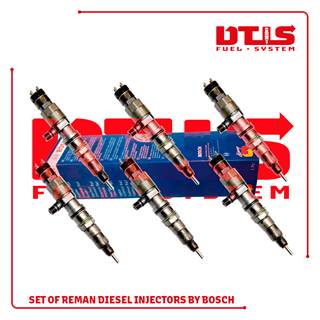 0986435646 REMAN by Bosch – 6 Injectors Set – $3,300.00 + $600.00 Core Free Shipping in all orders
