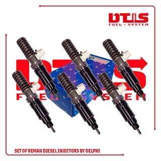 EX631018 (14.0) – Set of REMAN injectors by Delphi- $3,480.00+$1,200.00 Core Charge Free Shipping in all orders
