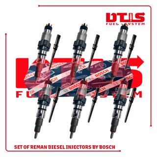 0986 435 505 (2004 1/2 – 2007) – 6 Injectors Set FUEL SUPPLY INCLUDED – $2,700.00 + $600.00 Core Free Shipping in all orders