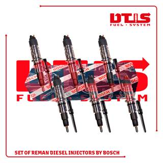 0986 435 519 (2007 – 2010 1/2) Cab & chassis – 6 Injectors Set FUEL SUPPLY INCLUDED – $3,150.00 + $600.00 Core – REMAN by Bosch