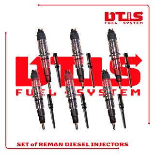 REMAN 0 445 124 071 (2022-Current) pickup – High Output – 6 Injectors Set – $1,500.00 + $600.00 Core Free Shipping in all orders