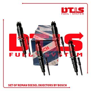0986435597 Reman by Bosch – 4 INJECTORS SET FUEL SUPPLY INCLUDED – $1,560.00+$400.00 Core Charge Free Shipping in all orders