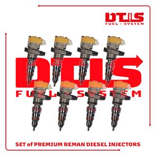 AP63800 AA (1994-1998) – 8 Injectors Set – Set of Premium Reman Diesel Injectors – $1,600.00 + $800.00 Core Free Shipping in all orders