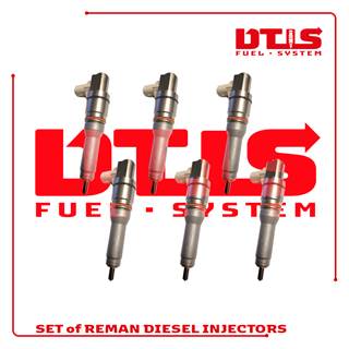 1972591 MX13 & MX10 – 6 Injectors Set – $1,800.00 + $1,200.00 Core Free Shipping in all orders