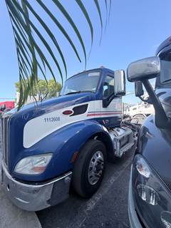 2017 Peterbilt 579 Complete Day Cab Assembly and Hood OEM Used Blue