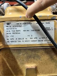1997 Caterpillar 3406E Engine