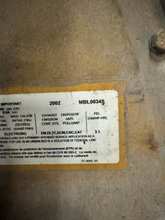 2002 Caterpillar C12 Engine