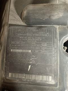 2009 International MaxxForce Engine