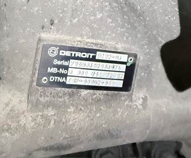 USED Detroit DT12-DA 12-Speed AMT Transmission – S/N 71538462064176 – Good Working Condition