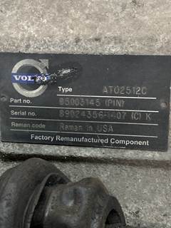 Volvo ATO2512C Transmission