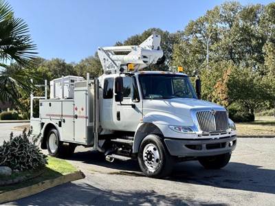International 4300 Altec Bucket Truck with Diesel Engine, Air Brakes & Service Box