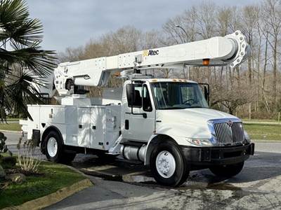 International 4300 56-Foot Altec Bucket Truck Diesel with Air Brakes