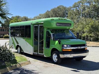 Chevrolet Express G4500 Diesel 11-Passenger Bus with Wheelchair Ramp