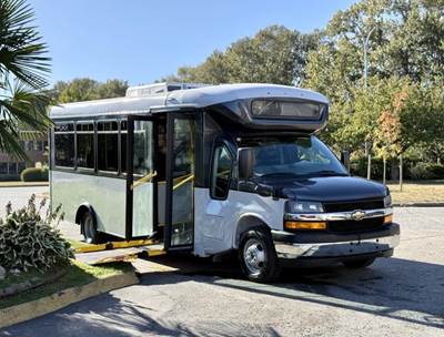 Chevrolet Express G4500 22-Passenger Wheelchair Accessible Bus with Ramp