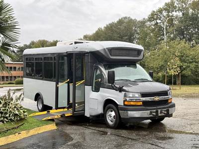 Chevrolet Express 4500 22-Passenger Wheelchair Accessible Bus with Ramp