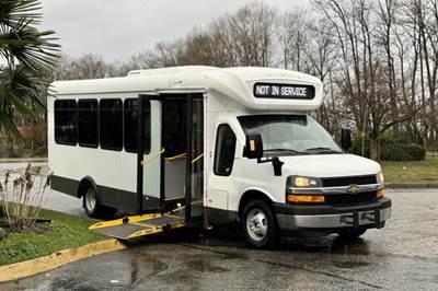 Chevrolet Express 4500 22-Passenger Kneeling Bus with Wheelchair Ramp